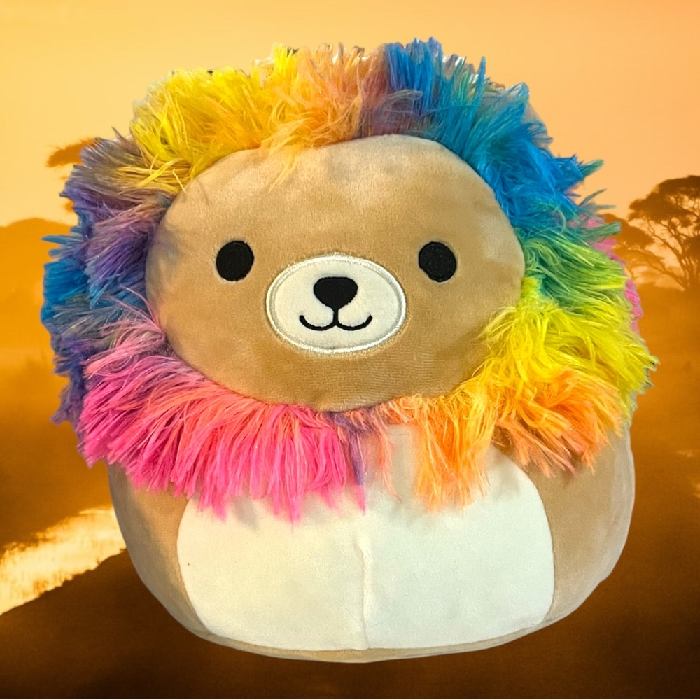 Leonard the lion squishmallow 10” plush